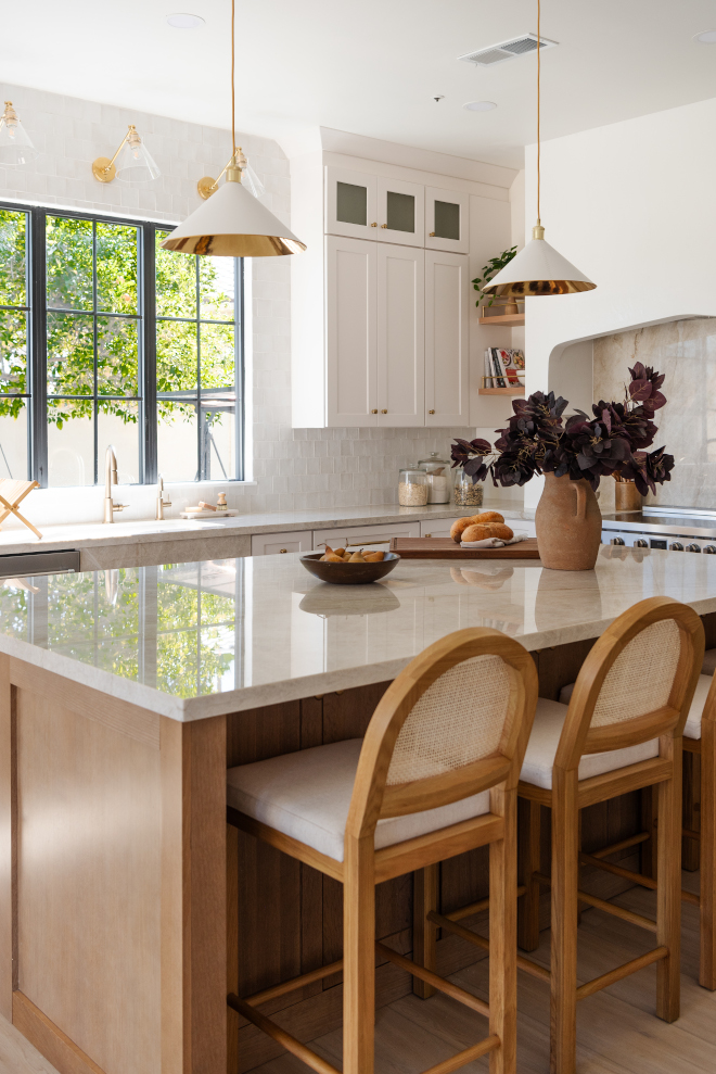 White Oak Kitchen Island with Taj Mahal quartzite countertop White Oak Kitchen Island with Taj Mahal quartzite countertop White Oak Kitchen Island with Taj Mahal quartzite countertop #WhiteOakKitchen #WhiteOakKitchenIsland #WhiteOak #Kitchen #TajMahalquartzite #quartzite #countertop