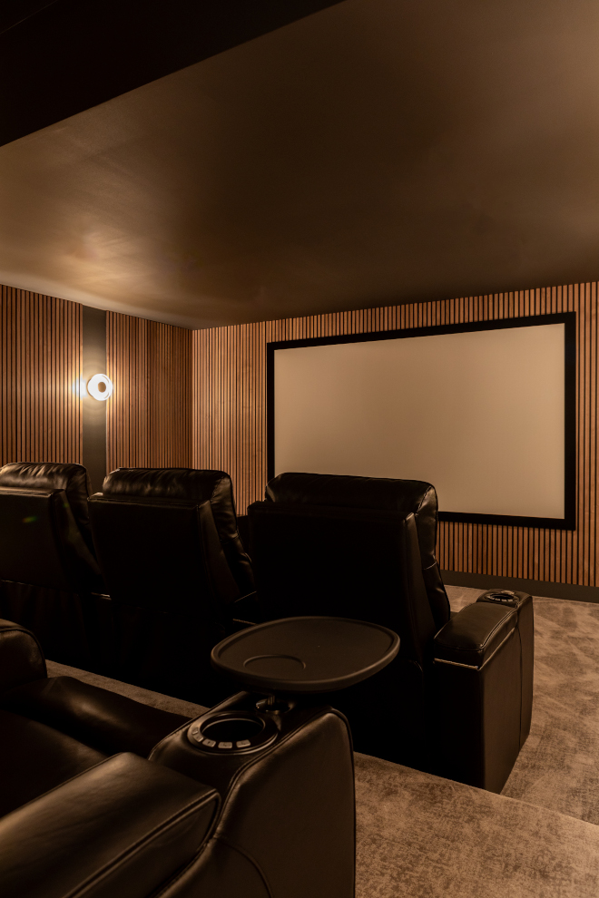 Theater Room Walls Walnut Acoustic Slat Wood Wall Panels Theater Room Walls Walnut Acoustic Slat Wood Wall Panels #TheaterRoom #Walls #Walnut #Acoustic #SlatWood #WallPanels