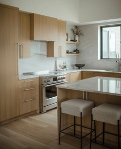 White Oak Custom Kitchen - Home Bunch Interior Design Ideas