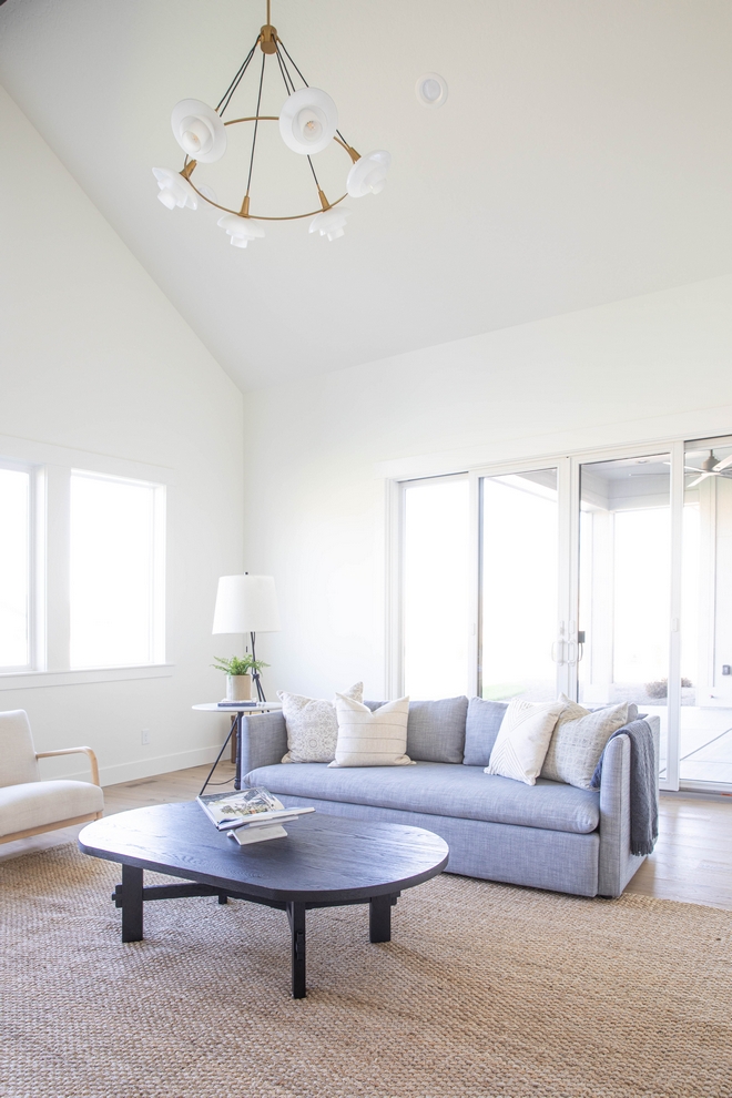 The family room opens to an oversized covered patio perfect for dining alfresco or cozy gatherings