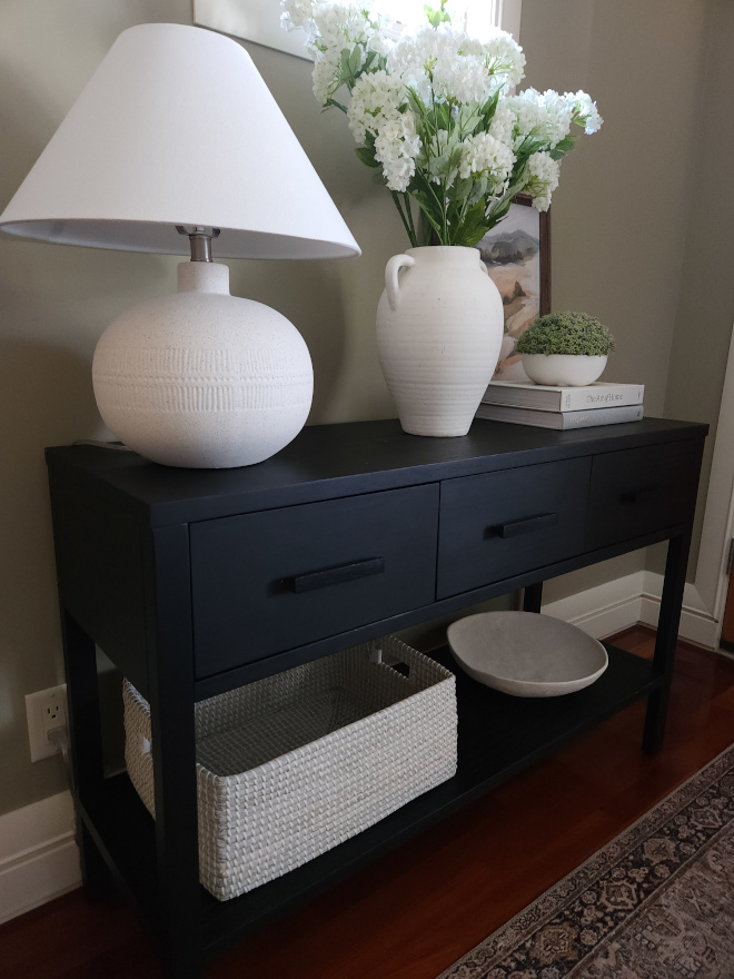 Black console table with shelf Black console table with shelf Black console table with shelf Black console table with shelf Black console table with shelf #Blackconsoletable #Blackconsoletablewithshelf