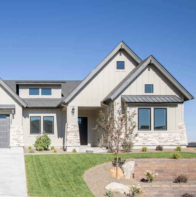 Sherwin Williams Intellectual Gray Neutral exterior paint color Sherwin Williams Intellectual Gray