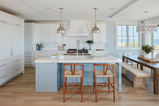 Beach kitchen beach kitchen with white cabinets and blue island Beach kitchen beach kitchen with white cabinets and blue island Beach kitchen beach kitchen with white cabinets and blue island #Beach #kitchen #beachkitchen #whitecabinets #blueisland