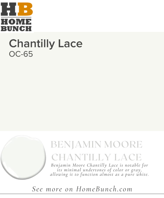Benjamin Moore Chantilly Lace Undertones