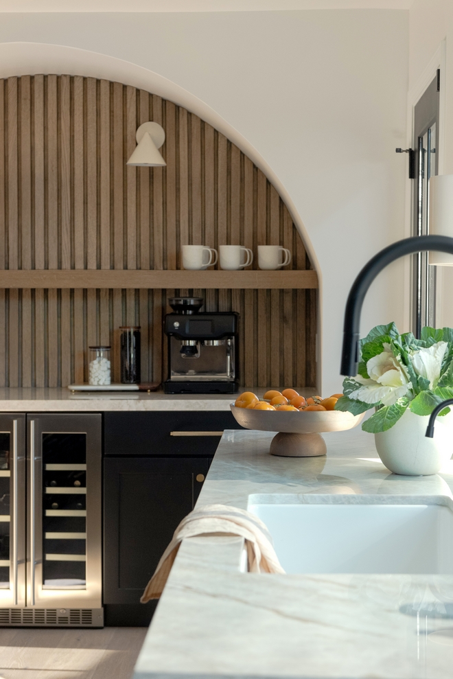 Taj Mahal Quartzite Perimeter Kitchen Countertop