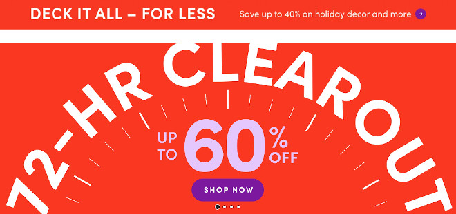 Holiday Decor Sale