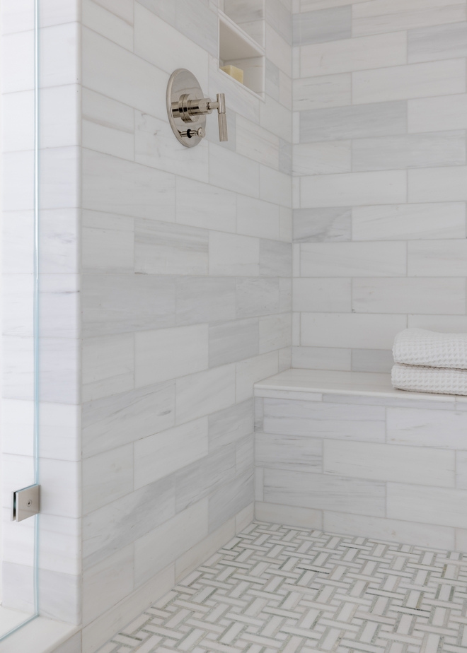 White Marble Tile with minimum vein ideas