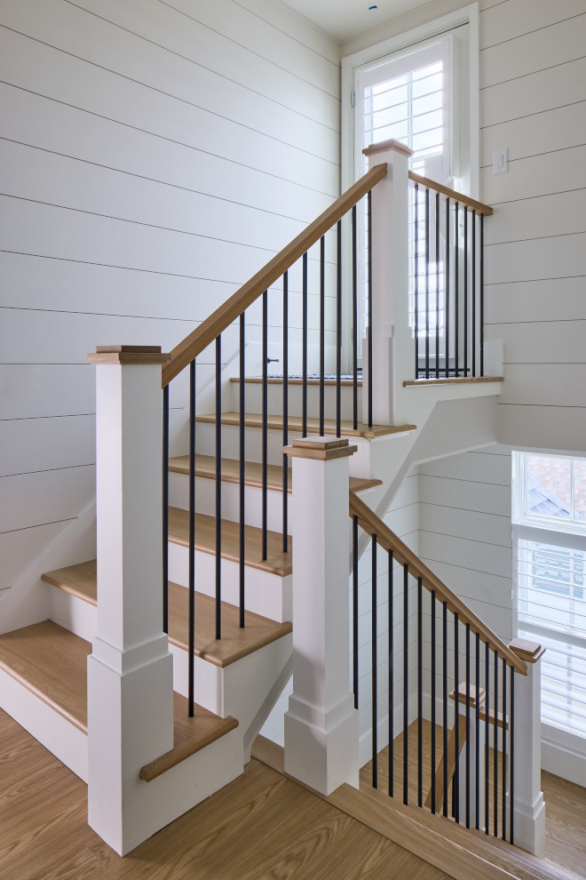 Modern Coastal Staircase with White Oak Treads Modern Coastal Staircase with White Oak Treads Modern Coastal Staircase with White Oak Treads Modern Coastal Staircase with White Oak Treads #ModernCoastalStaircase #WhiteOak #Treads #ModernCoastal #Staircase