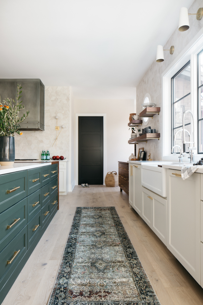 Green-kitchen-island-color-of-the-year