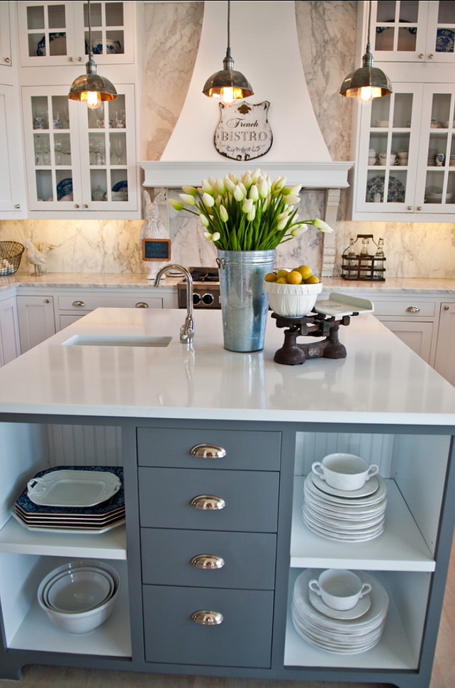 French White Kitchen Design Home