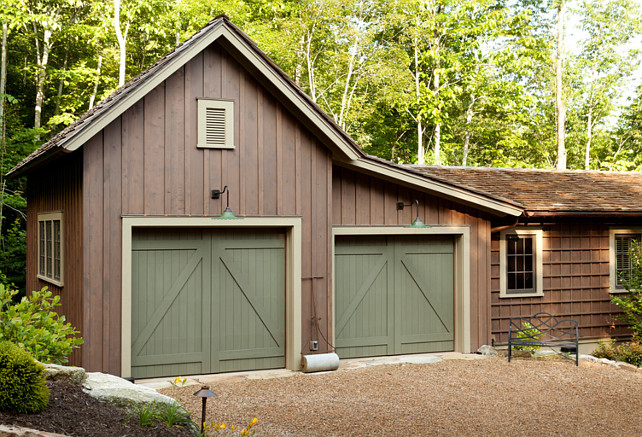 Garage Design Ideas. Barn Style Garage. #Garage 