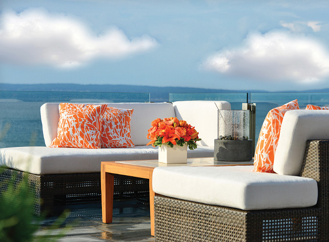 Patio Decor Ideas. Great patio furniture! #Patio #PatioDecor #PatioIdeas #PatioFurniture