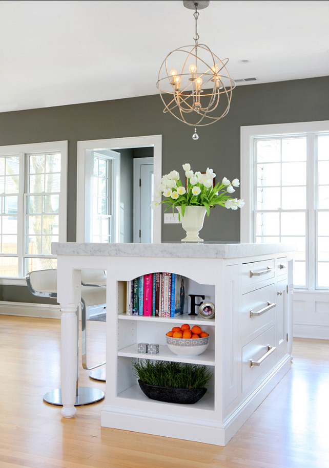 Kitchen Island Design Ideas. This kitchen island was perfectly designed. Dimensions are provided on website. #KitchenIsland #Kitchen #Island