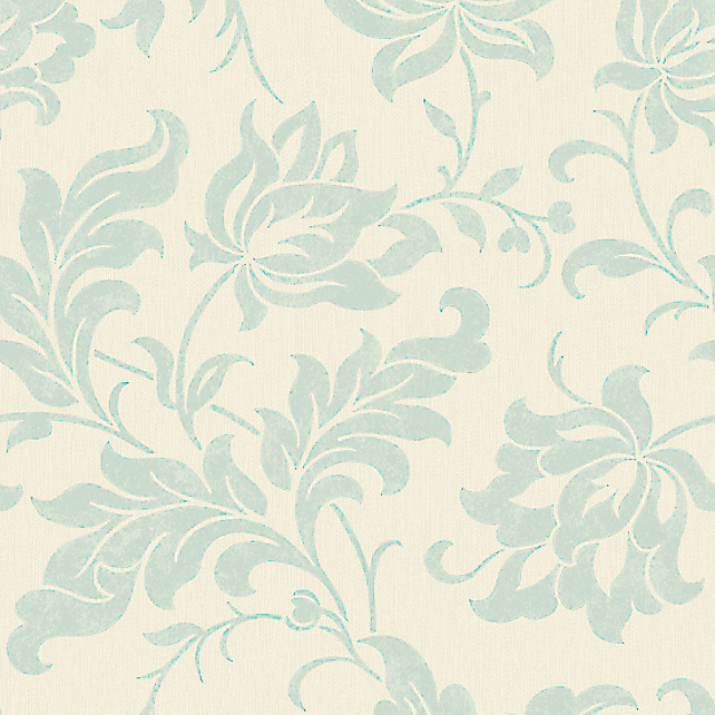 Adeline Duck Egg Floral Damask Wallpaper #Floral #Damask #Wallpaper