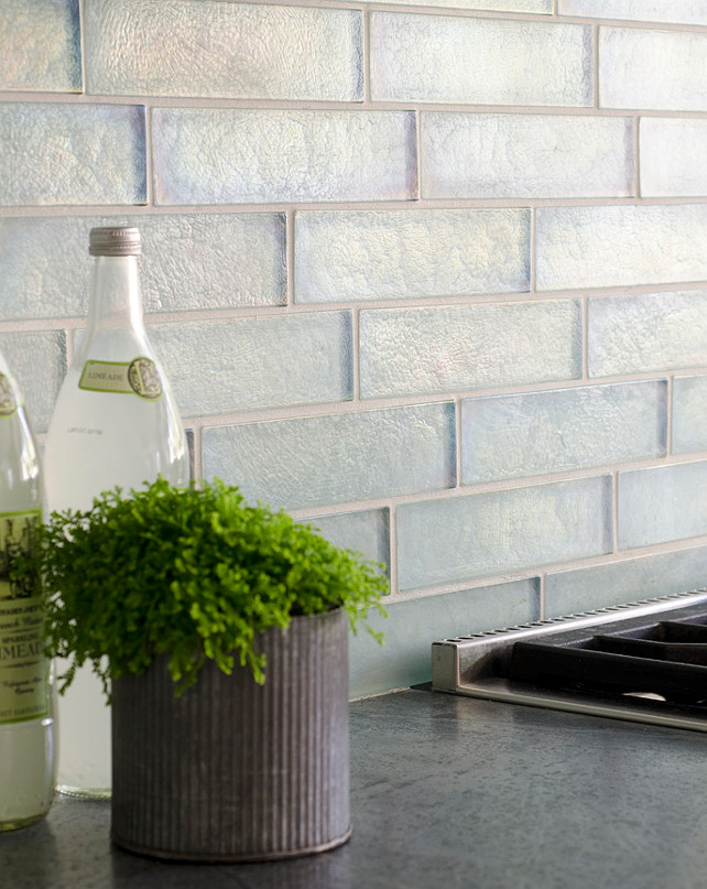 Backsplash and Countertop Combo. Perfect backsplash and countertop for gray kitchen. #Backsplash #Countertop #Kitchen #GrayKitchen Kristina Crestin Design.