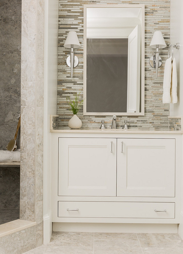 Bathroom Backsplash. Bathroom Backsplash Ideas. #Bathroom #Backsplash #BathroomBacksplash Anita Clark Design.