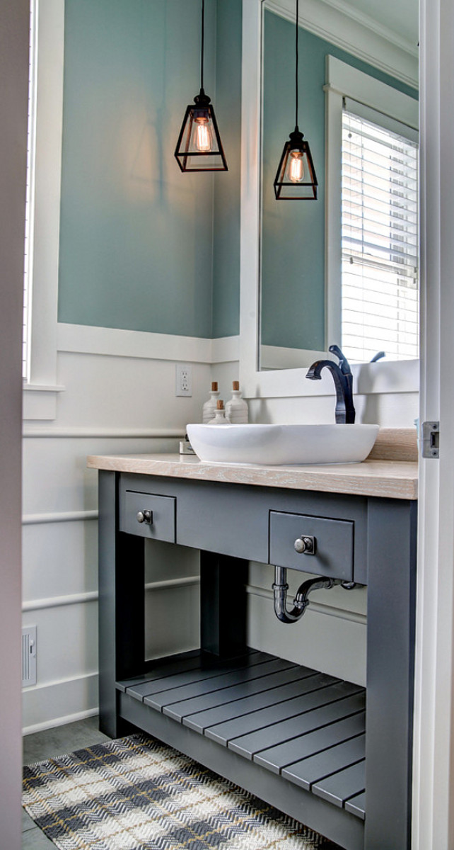 Bathroom Cabinet. Transitional Bathroom Cabinet. #TransitionalBathroom #Bathroom #BathroomCabinet #BathroomCabinetIdeas Dwellings Inc.