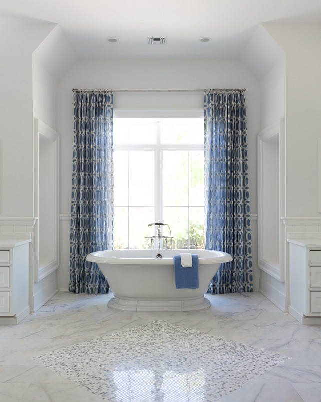 Bathroom Drapery. Bathroom Drapery Ideas. Bathroom Drapery Fabric. Bathroom Drapery Style. Bathroom Drapery Design. #BathroomDrapery Duneier Design.