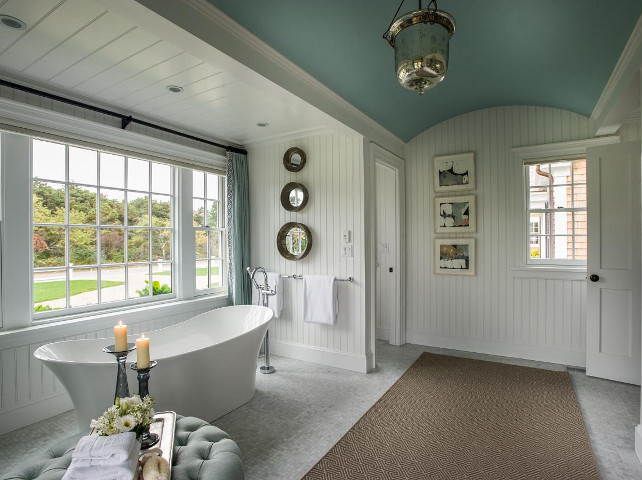 Bathroom with Freestanding Bath #Bathroom #FreestandingBath #HGTV2015DreamHouse