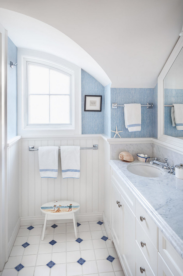 Bathroom. Coastal Bathroom Ideas. Coastal Bathroom Decor. #Bathroom #CoastalBathroom Irvin Serrano Photography, Hurlbutt Designs