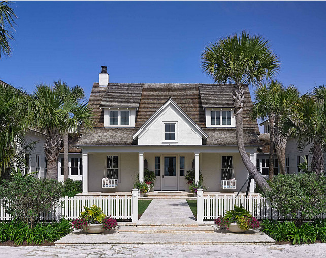 Beach Cottage. Cottage Exterior. Beach Cottage Exterior. White Beach Cottage Exterior. #Cottage #Exterior #BeachCottage #BeachCottageExterior #WhiteBeachCottage Cronk Duch Architecture.