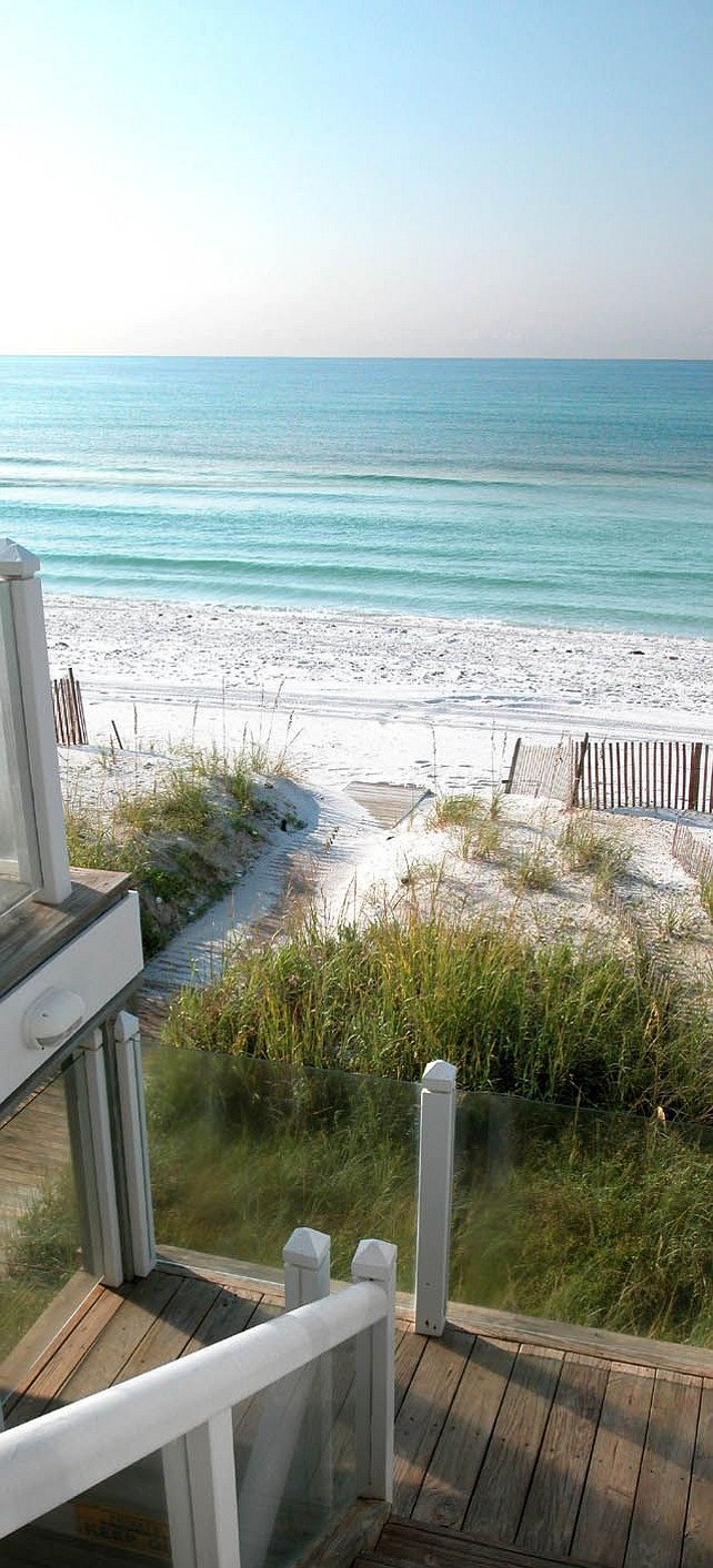 Beach. Beach house. Ocean front home patio. #BeachHouse #Patio #Beach #Ocean #SandBeach