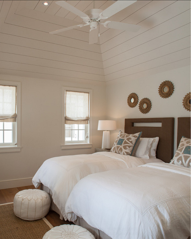 Bedroom. Neutral Sharing Bedroom Design. #Bedroom #SharedBedroomDesign
