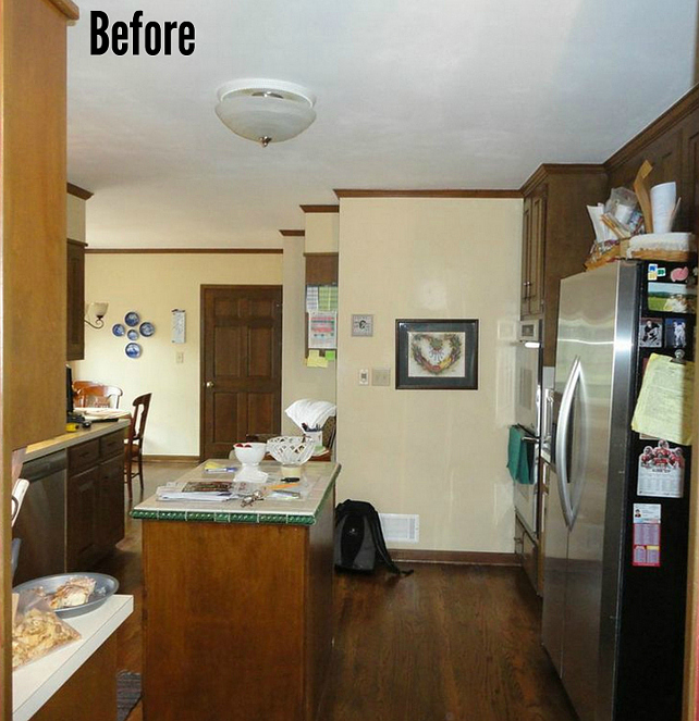 Before Painting Kitchen Cabinet. #BeforePaintingKitchenCabinet