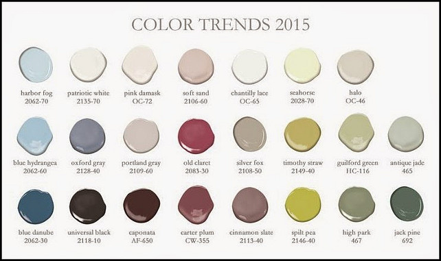 Interior Paint Color And Palette Ideas With Pictures Home Benjamin Moore 2017 Paint Color Trends New