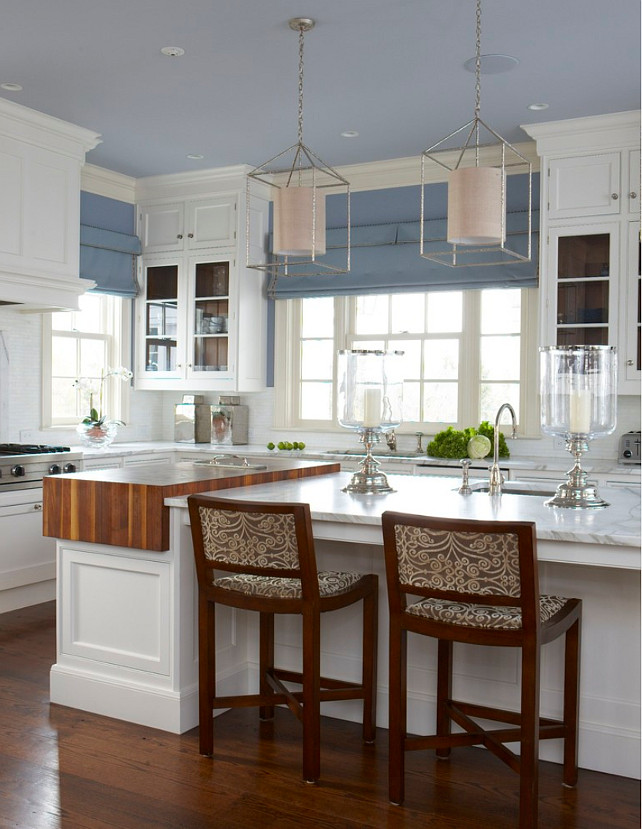 Benjamin Moore 2126-50 Gray Timber Wolf. Benjamin Moore 2126-50 Gray Timber Wolf. Kitchen blue ceiling paint color #BenjaminMooreGrayTimberWolf. 