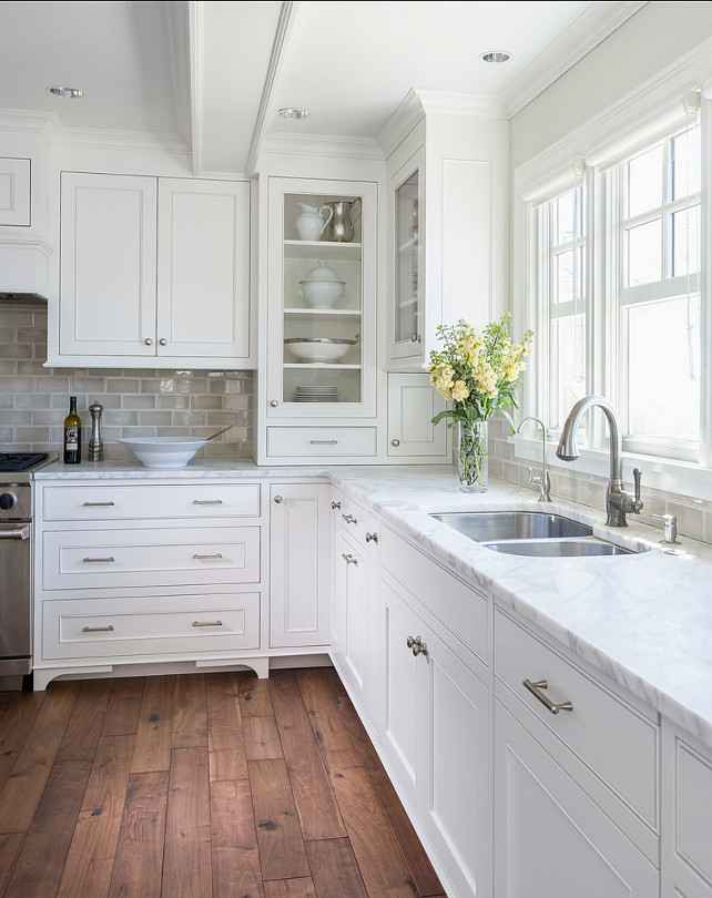 White Kitchen With Inset Cabinets Home Bunch Interior Design Ideas