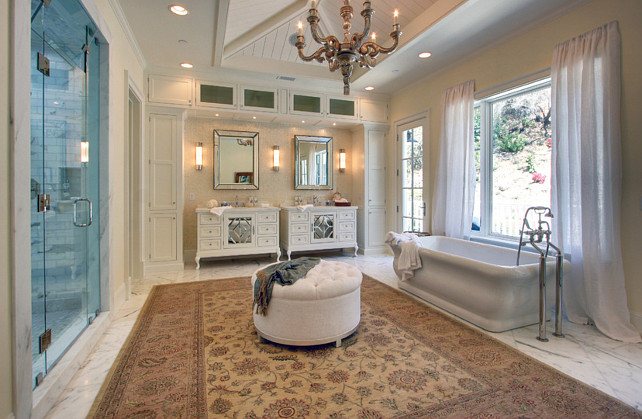 Big Bathroom. Big Bathroom Layout. Big Bathroom Ideas. Big Bathroom Design. Big Bathroom. #BigBathroom White Picket Fence, Inc.