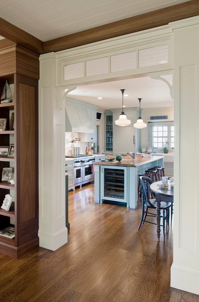 Blue Gray Kitchen. Blue Gray Kitchen Paint Color. Blue Gray Kitchen Ideas. #BlueGrayKitchen