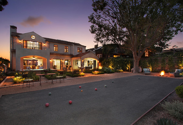 Bocce Ball Court. Bocce Ball Court Ideas. Backyard Bocce Ball Court. #BocceBallCourt Brandon Architects, Inc.