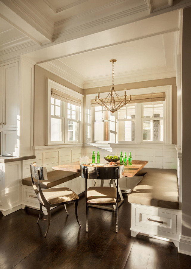 Breakfast Nook Bench. Custom Breakfast Nook Bench. Breakfast Nook Bench Design. Breakfast Nook Bench Ideas. #BreakfastNookBench Verrazano Chandelier by Currey & Co.