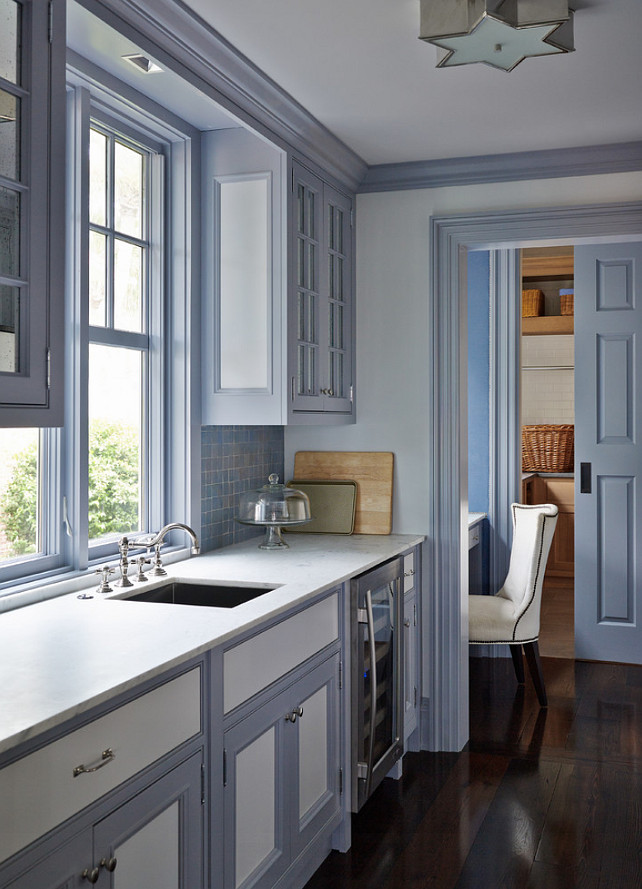 Butler's Pantry. Butler's Pantry Cabinet. Butler's Pantry Cabinet Paint Color. #ButlersPantry #ButlersPantryCabinet #ButlersPantryCabinetPaintColor Andrew Howard Interior Design.