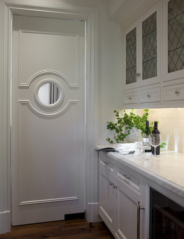 Butler's pantry. Butler's pantry door. #Butlerspantry #door Matthew Thomas Architecture, LLC.