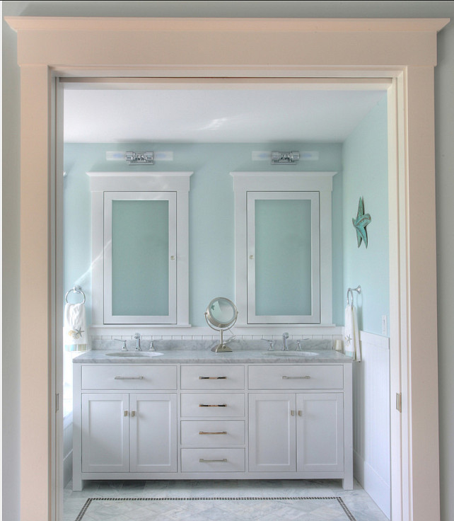 Coastal Bathroom Ideas. #CoastalBathroom