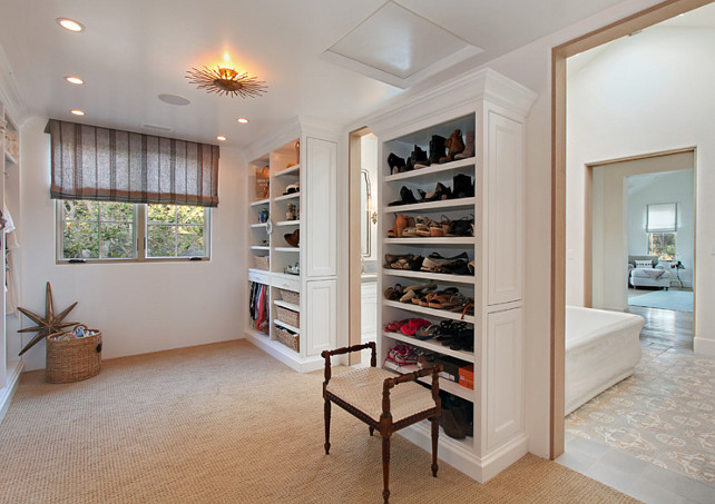 Closet. Walk-in Closet Ideas. Dressing Room #Closet #DressingRoom