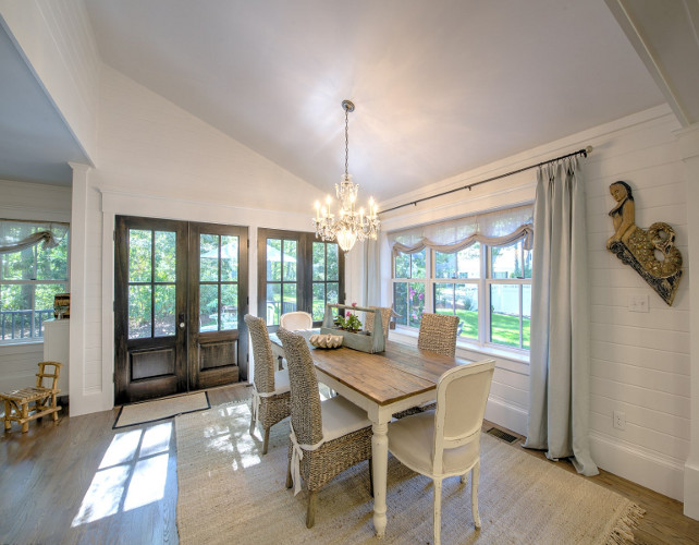 Coastal Dining Room. Coastal dining room with mermaid art. Dining room with hand carved wood mermaid art. #handcarvedwoodmermaid #mermaid #mermaidart #diningRoom Sotheby's Homes.