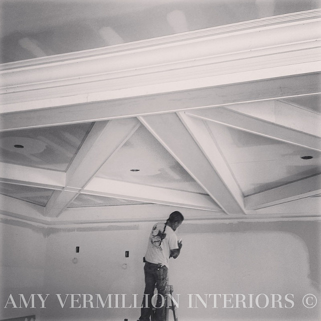 Coffer Ceiling Design Ideas. Coffer Ceiling. Coffer Ceiling Design. #CofferCeiling #CofferCeilingDesign #CofferCeilingIdeas Amy Vermillion Interiors