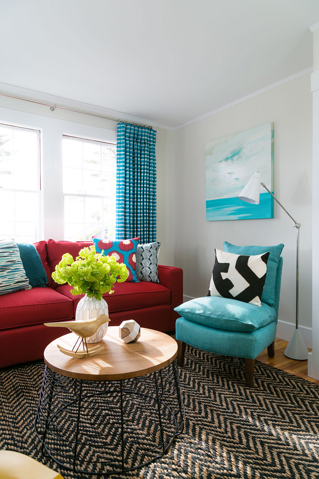 Colorful Interiors. How to decorate Colorful Interiors without going overboard. #ColorfulInteriors Rachel Reider Interiors.