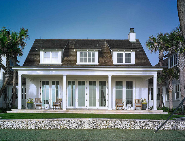 Cottage. Back Elevation Ideas. Cottage Back Elevation. Beach Cottage Back Elevation. Beach Cottage Back Elevationwith Porch. #BeachCottage #BackElevation Cronk Duch Architecture.