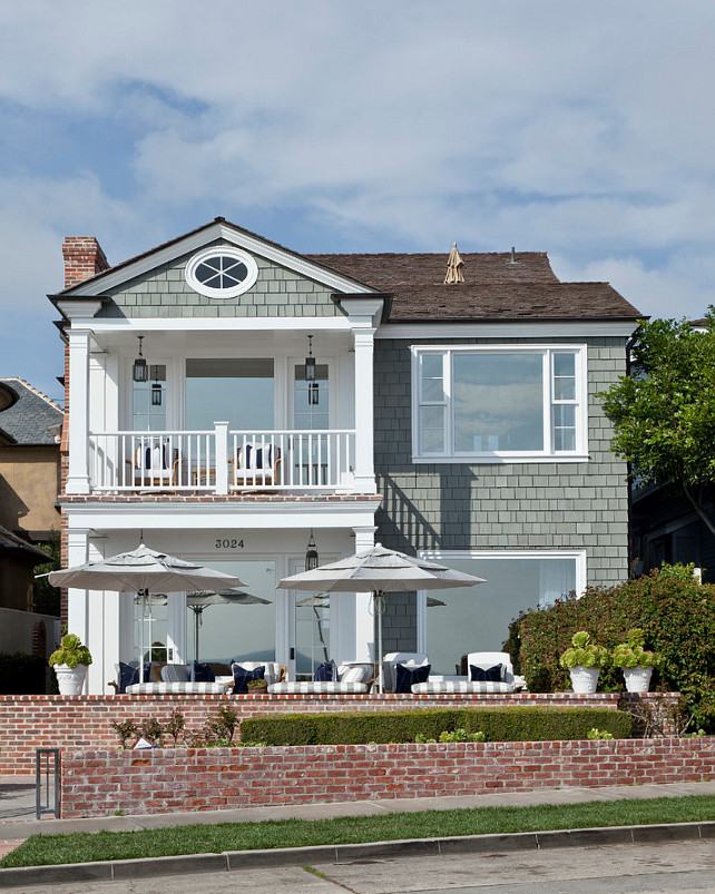 Cottage. Beach Cottage. Beach Cottage Ideas. Exterior Beach Cottage. #BeachCottage Barclay Butera Interiors