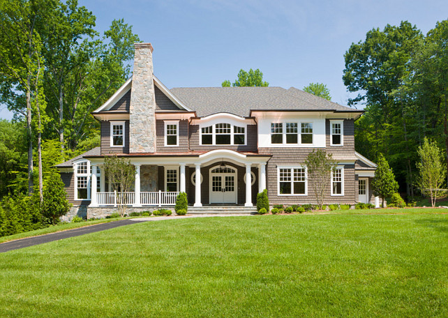 Craftsman home exteriors. Classic shingle Craftsman home #Craftsmanhome #ShingleCraftsman #Craftsman James McDonald Associate Architects, PC