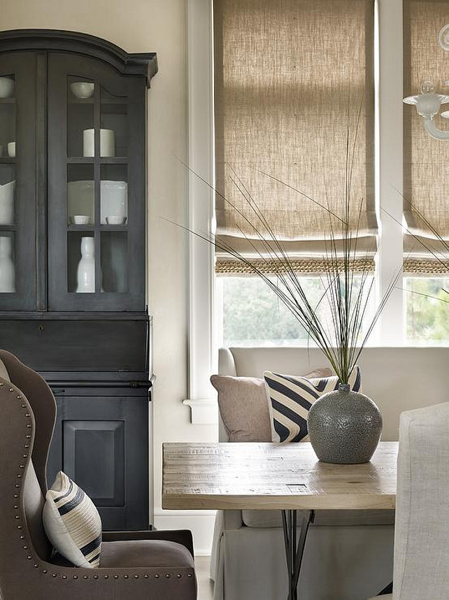 Top Dining Room Hutch Pin " Dining Room Hutch" Dining Room Hutch. Charcoal Dining Room Hutch. Interior Design by Beth Webb Interiors.