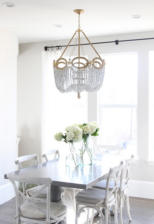 Dining Room. Coastal Dining Room. Coastal Dining Room Decor Ideas. Coastal Dining Room Design. Coastal Chandelier Lighting is the Ro Sham Beaux Fiona Beaded Chandelier. #CoastalDiningRoom #DiningRoom. Owen and Davis