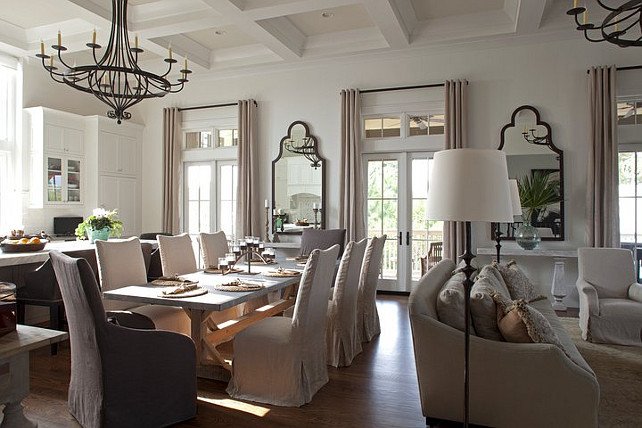 Open Floor Plan Kitchen Dining Room Family Room. #openFloorPlan #DiningRoom #Kitchen #familyRoom Geoff Chick