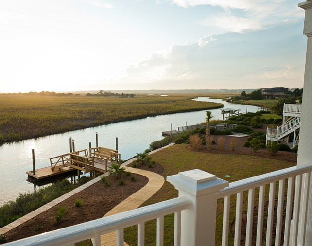 Dock. Boat Dock Ideas Canal Boat Dock #BoatDock #Dock #CanalDock Blue Sky Building Company.