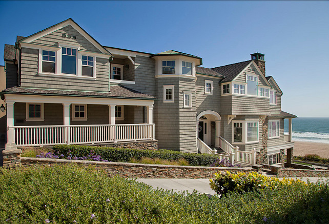 Shingle style beach house. #BeachHouse #ShingleHomes